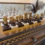 Chess pieces "Classic Deluxe" Ombre color, Super Glossy finish