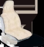 Cover for car seat, universal, genuine sheepskin.Size -135/50 cm. Warm cape made of genuine sheepskin car seat. Warm cloak, beautiful gift. - Image 5