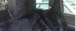 Cover for car seat, universal, genuine sheepskin.Size -135/50 cm. Warm cape made of genuine sheepskin car seat. Warm cloak, beautiful gift. - Image 3