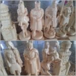 Wooden Chess set: Classic Chess Board + pieces "Knights" & "Cossacks" - Image 10