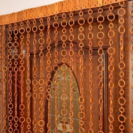 Wooden Bead Curtain “Rings” – Window, Door & Interior Decoration