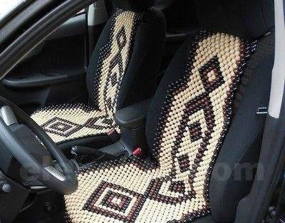 PAIR Car seat cover Car seat massager Car wood cover Car cape wooden massager Back massager Buttocks massage Roller massager Massage beads