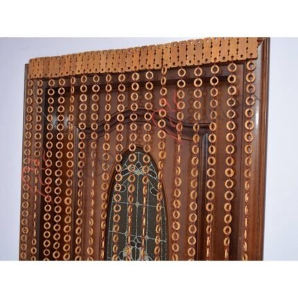 Wooden Blinds & Bead Curtain "Rings" – Door, Window & Room Divider