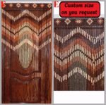 Wooden Bead Blinds – Door Curtain & Stylish Doorway & Room Decoration - Image 3