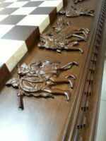 Unique Chess Board "Sparta" 3D Carving - Image 5