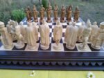 Wooden Chess set: Classic Chess Board + pieces "Knights" & "Cossacks" - Image 6