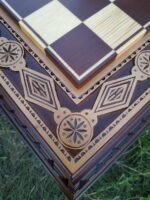 Wooden Chess Board "Bright Art" Decorated with beads - Image 9