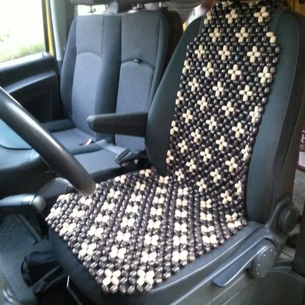 Premium handmade beaded massage cover for car interior