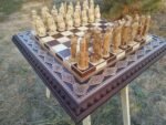 Chess set: Chess Board "Royal Classic" + pieces "Cossacks" / "Knights" - Image 7