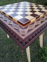 Wooden Chess Board "Bright Art" Decorated with beads - Image 8