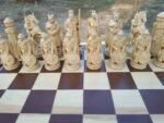 Chess set: Chess Board "Royal Classic" + pieces "Cossacks" / "Knights" - Image 3