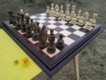 Wooden Chess set: Chess board + chess pieces "Classic Deluxe" - Image 7