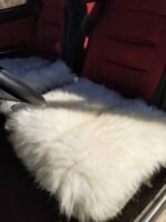 Sheepskin Car Seat Cover 18"x 18" or 47"x 22" Universal - Image 2