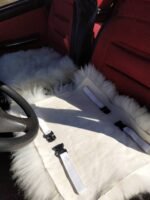 Sheepskin Car Seat Cover 18"x 18" or 47"x 22" Universal - Image 4