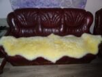 Sheepskin Sofa cover & sheepskin Rug + Elastic bands - 100% Natural - Image 7