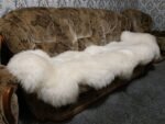 Sheepskin Sofa cover & sheepskin Rug + Elastic bands - 100% Natural - Image 10
