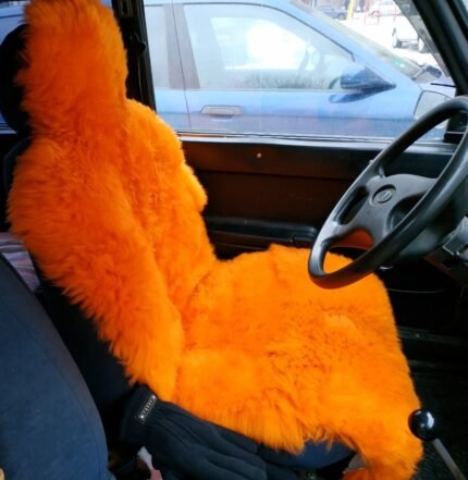 Sheepskin Car Seat Cover 45x22inch universal genuine sheepskin Warm sheepskin cape genuine sheepskin seat cover for car Handmade chair pads
