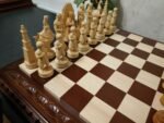 Wooden Chess Set: Chess Board "Leaves" + pieces "Game of Thrones" - Image 5