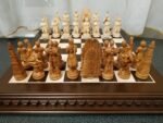 Wooden Chess set: Chess Board "Royal Сlassic" + pieces "Game of Thrones" - Image 7