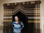 Wooden Bead Blinds – Door Curtain & Stylish Doorway & Room Decoration - Image 2