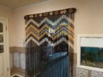 Wooden Beaded Door Curtain 61"x 90" – Living Room, Window & Door Decoration - Image 2