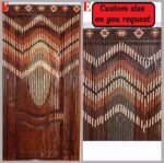 Wooden Beaded Door Curtain 61"x 90" – Living Room, Window & Door Decoration - Image 4