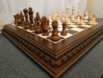 High-quality wooden chess set for classic game play