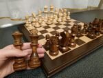 Wooden Chess set: Classic Chess board + chess pieces "Staunton" - Image 3