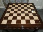 Wooden Chess Table with glossy finish, Large sizes - Image 8