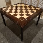 Wooden Chess Table with glossy finish, Large sizes