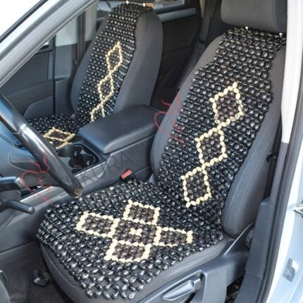 PAIR Car seat covers Car seat massager Car wood cover cape Car wooden massager Back massager Buttocks massage Roller massager Massage beads