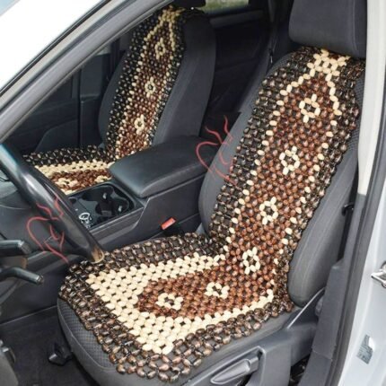 Beaded Car seat cover for car, chair pads stool cover seat cover for vihicle Truck seat covers Wood beads cover Massage Back chair protector