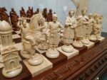 Handmade wooden chess pieces luxury classic set