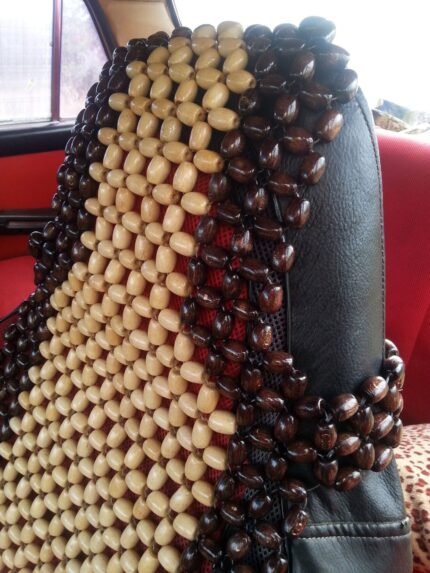 PAIR Beaded car seat covers with headrest Pair Car seat cover Car seat massager Car wood cover Car cape Car wooden massager Back massager