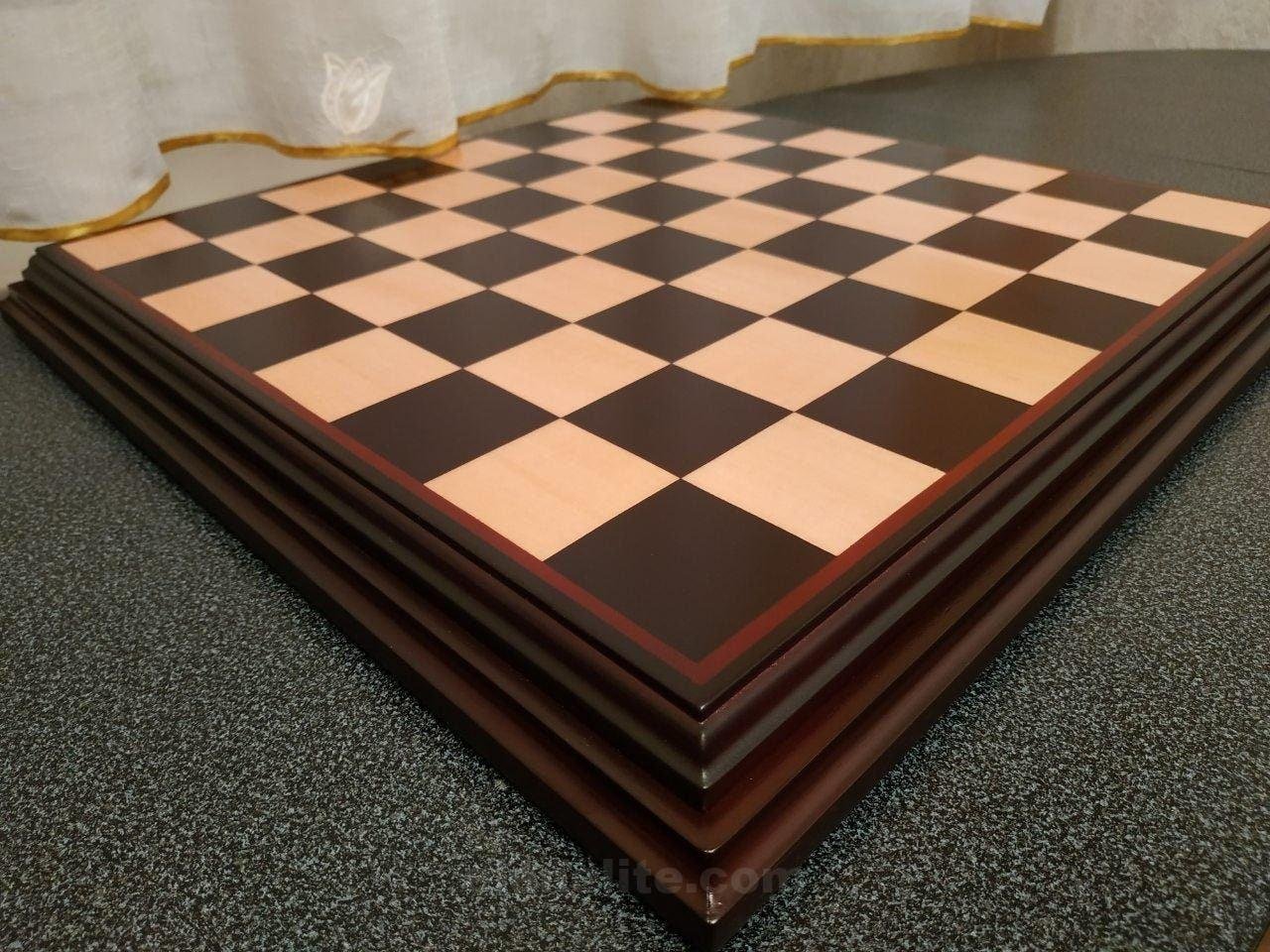 il_fullxfull.2090752997_ij7h.jpg Classic handcrafted ash chess board with dark burgundy edging