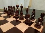 Wooden Chess Set: Classic Chess Board + pieces "Classic Deluxe" - Image 4