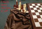 Wooden Chess set “Golden drops”: Chess Board + chess pieces "Classic Luxe" - Image 9
