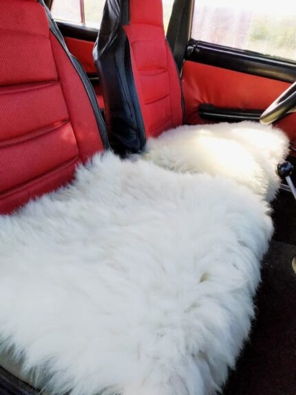Sheepskin Car Seat Cover 18"x18" or 47"x22" universal genuine sheepskin Warm sheepskin cape genuine seat cover for car Handmade chair pads