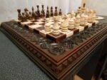 Wooden Chess set: Chess Board “Waves of Aspiration” + chess pieces "Elite" - Image 2