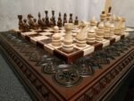 Wooden Chess set: Chess Board “Waves of Aspiration” + chess pieces "Elite" - Image 8