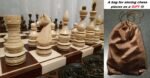 Wooden Chess set: Chess Board “Waves of Aspiration” + chess pieces "Elite" - Image 9