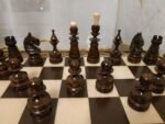 Wooden Chess pieces "Classic Luxe" Black | Beige - Image 9