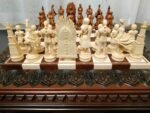 Wooden Chess set: Chess Board “Waves of Aspiration” + chess pieces "Game of Thrones" - Image 4