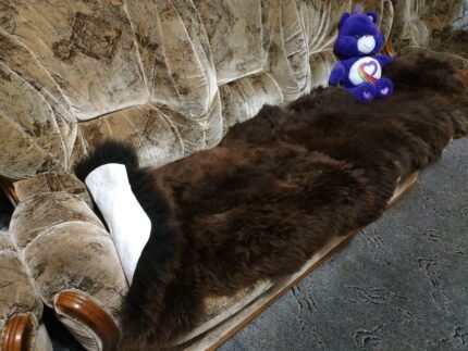 Sheepskin Sofa cover +Elastic bands for FREE! Chair pads white stool covers gift genuine sheepskin pad mini rug carpet ivory red black brown