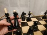 Wooden Chess pieces "Classic Luxe" Black | Beige - Image 3