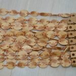 Curtain "Wooden Slice" Decor for Door & Window doorway - Image 9