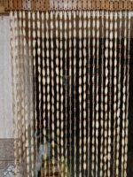 Curtain "Wooden Slice" Decor for Door & Window doorway - Image 2