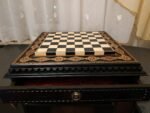 Wooden Chess board "Battle for Kings" with Storage for chess pieces - 2 Drawers - Image 5