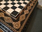 Wooden Chess board "Battle for Kings" with Storage for chess pieces - 2 Drawers - Image 6