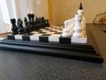 Wooden Chess set "Black&White": Chess board + chess pieces - Image 7
